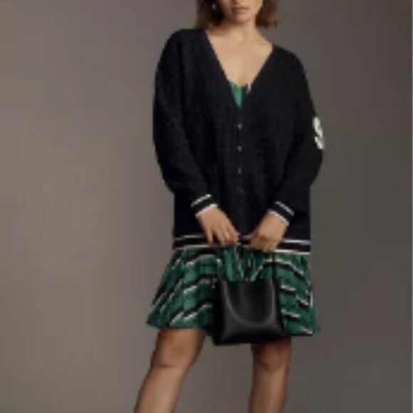 By Anthropologie Slouchy Varsity Cardigan - Picture 7 of 7